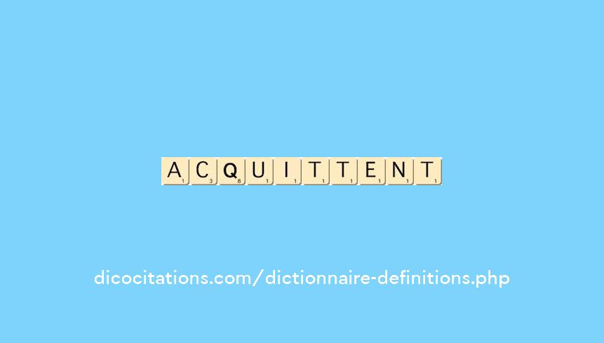 acquittent acquittent