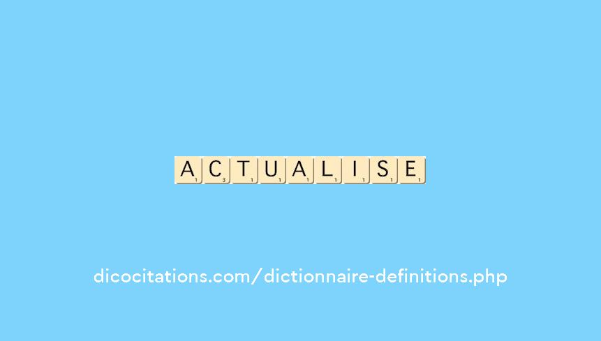 actualise actualise