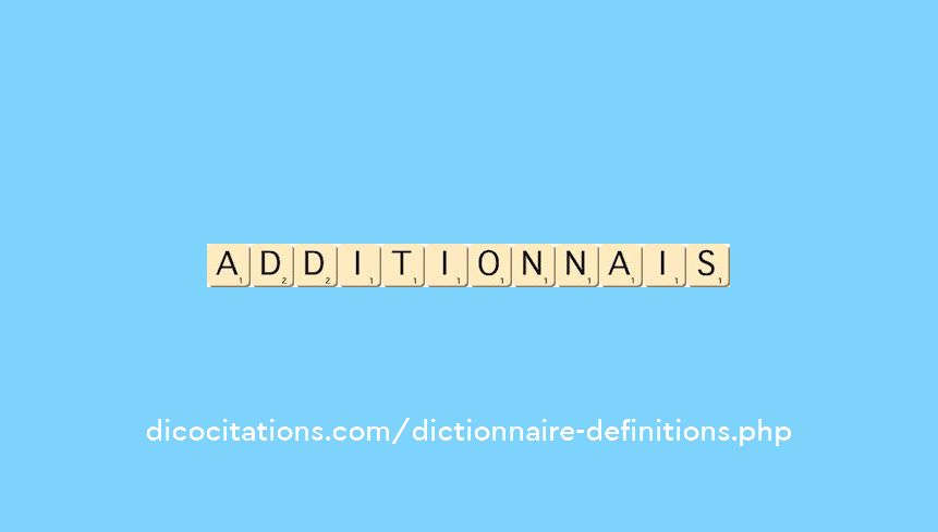 additionnais additionnais