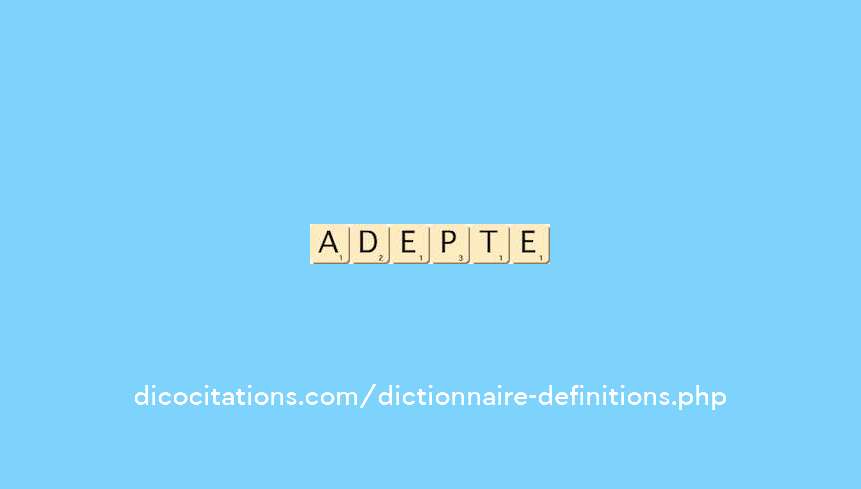 adepte