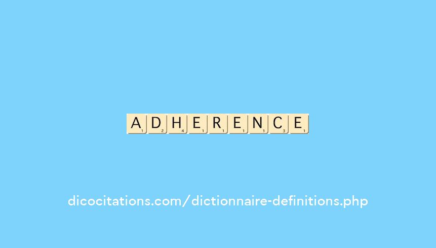 adherence adherence