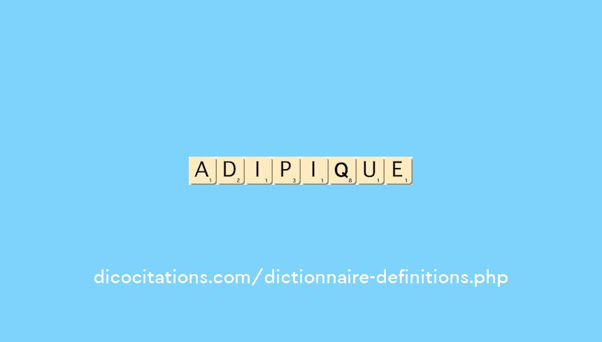 adipique adipique