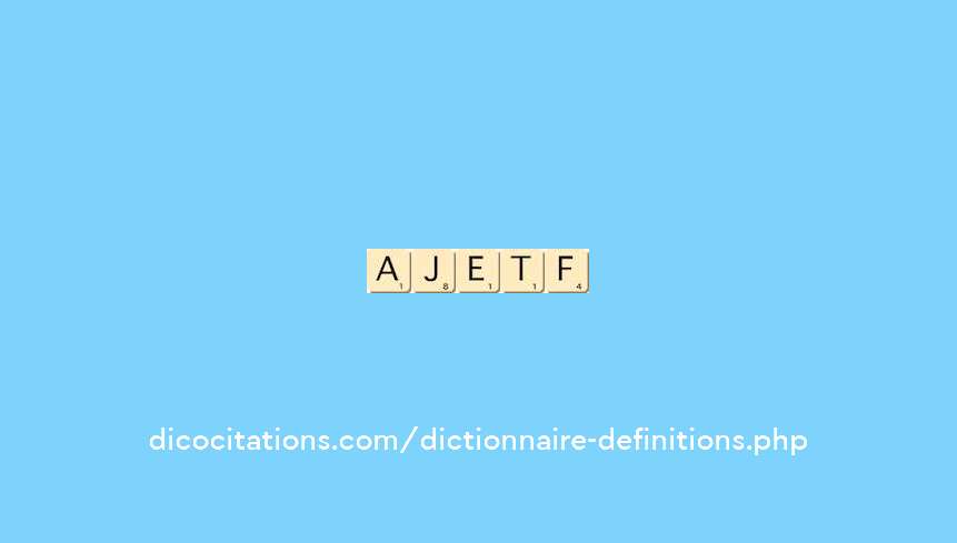adjectif