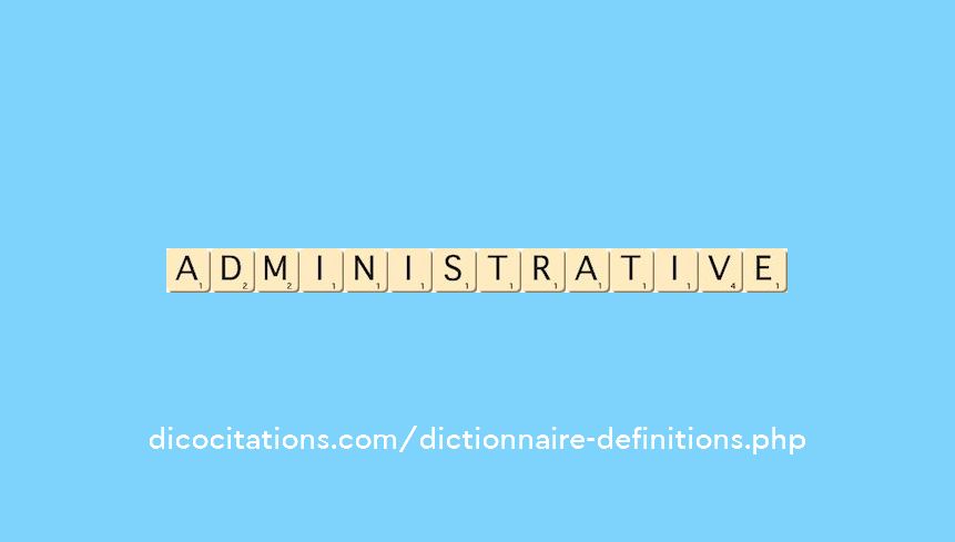 administrative administrative