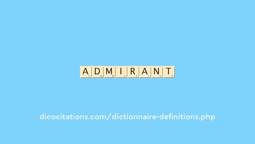 admirant