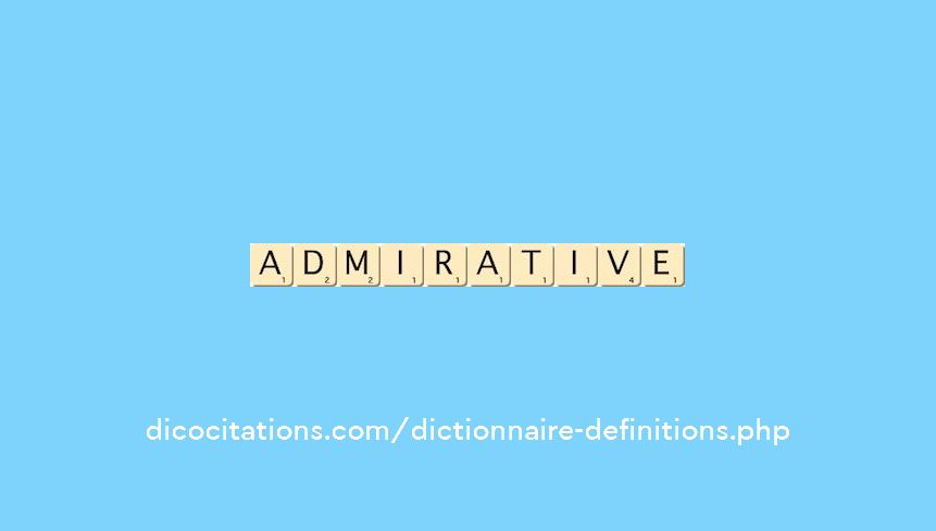 admirative admirative