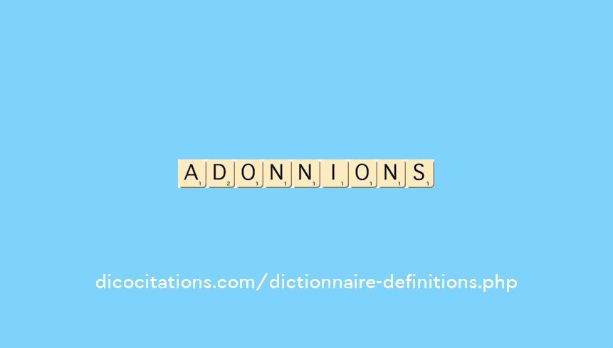 adonnions adonnions
