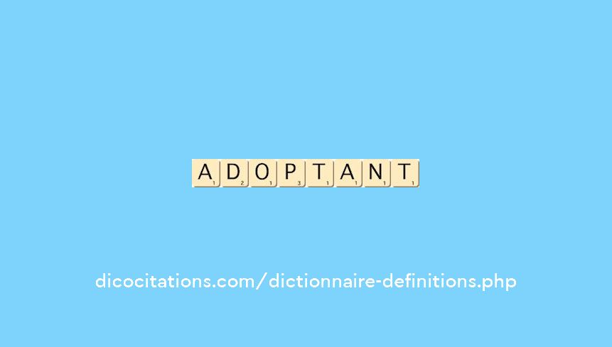 adoptant adoptant