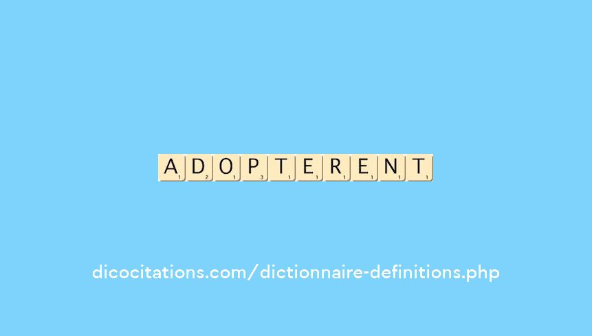 adopterent adopterent