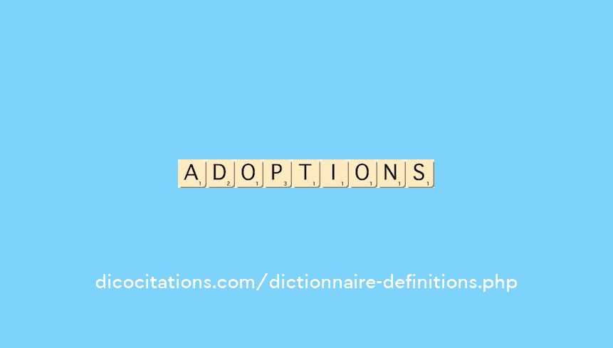 adoptions adoptions