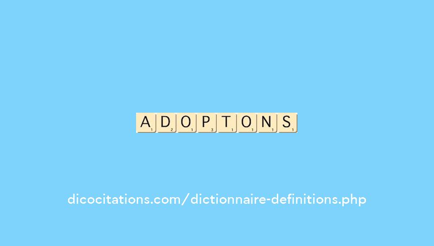 adoptons