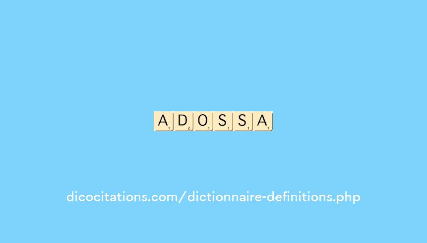 adossa adossa