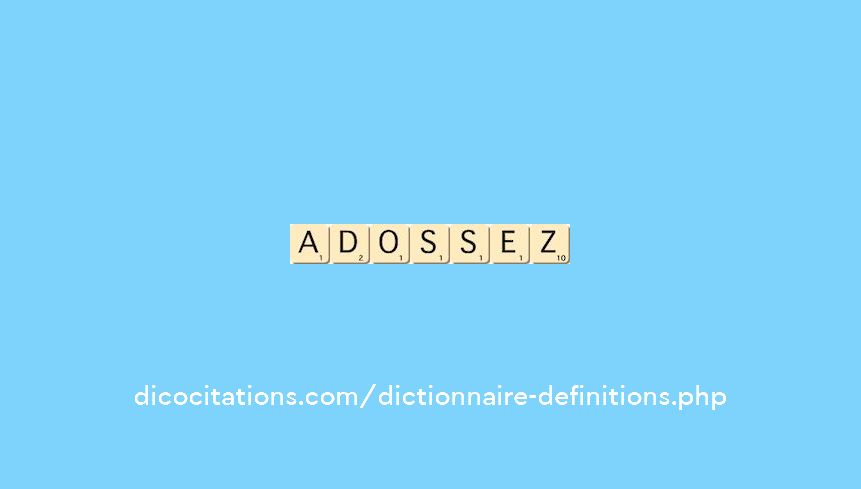 adossez adossez
