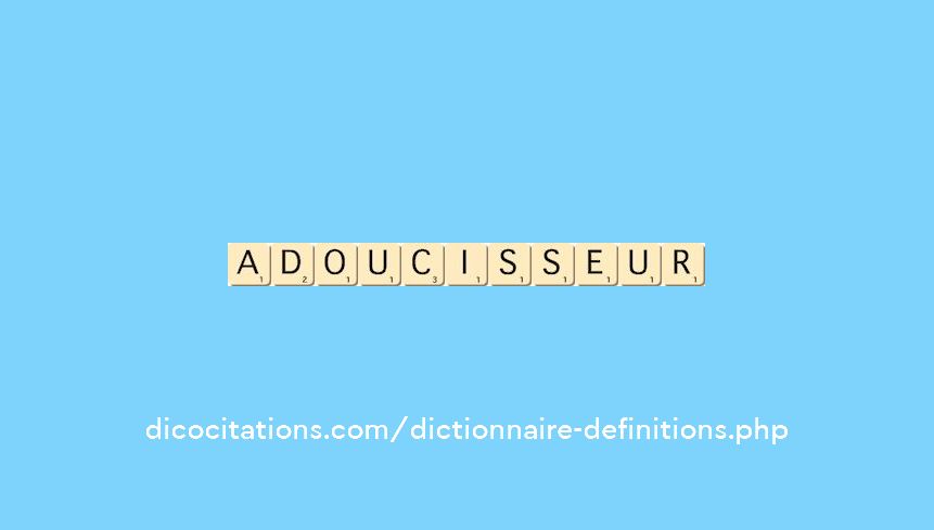 adoucisseur adoucisseur