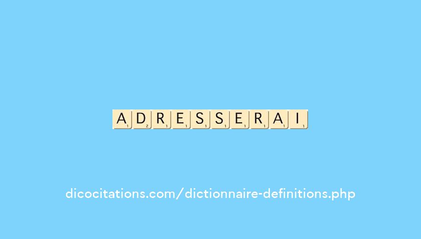 adresserai adresserai