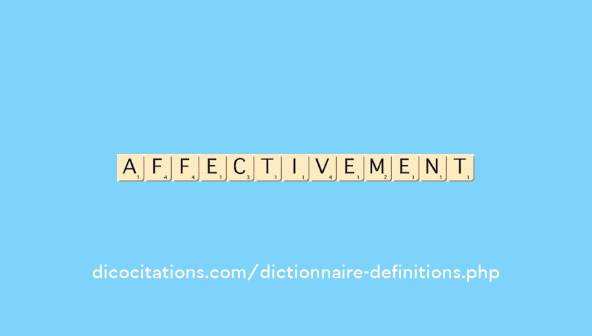 affectivement affectivement