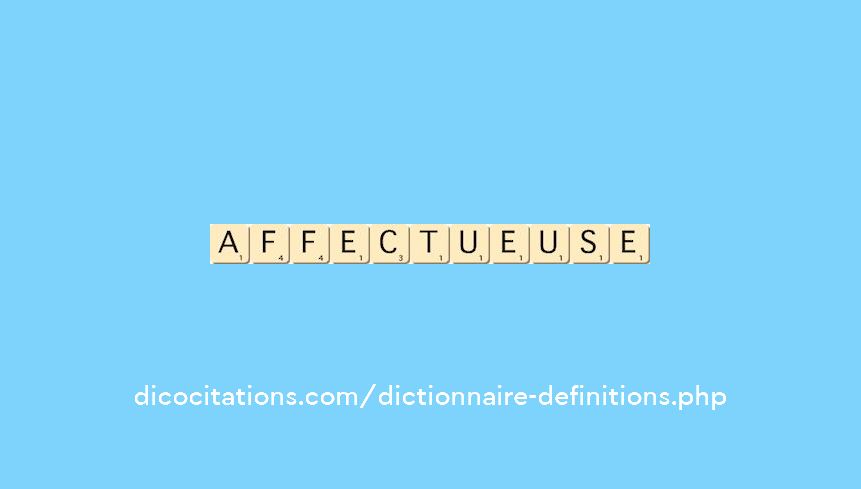 affectueuse affectueuse