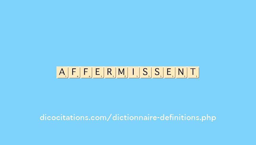 affermissent
