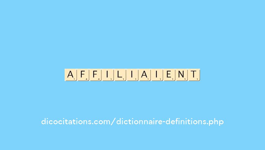 affiliaient