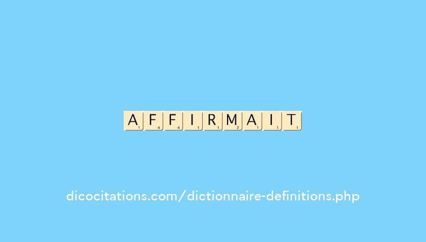 affirmait affirmait
