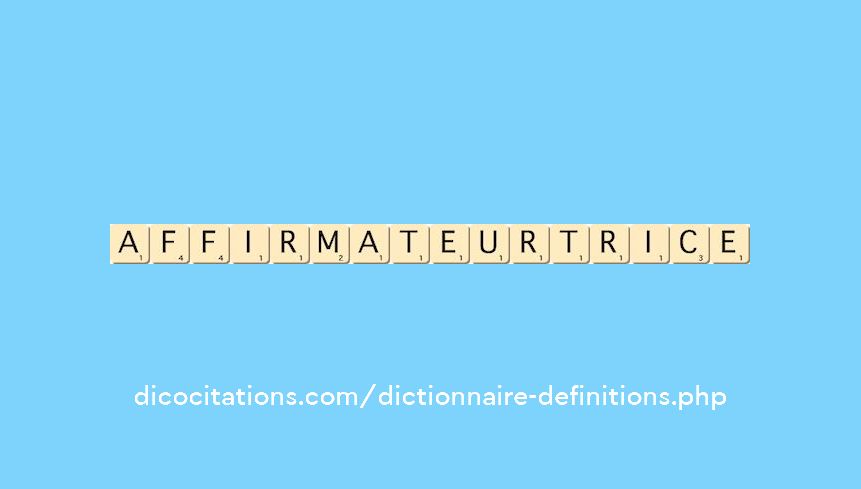 affirmateur--trice