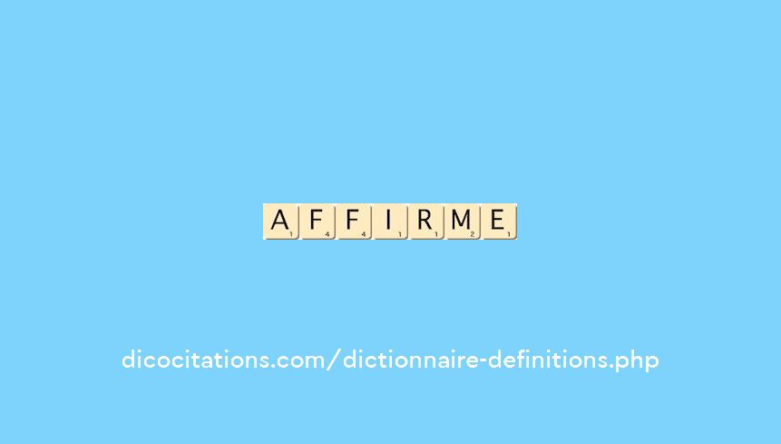 affirme