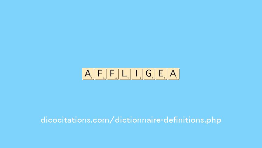 affligea affligea