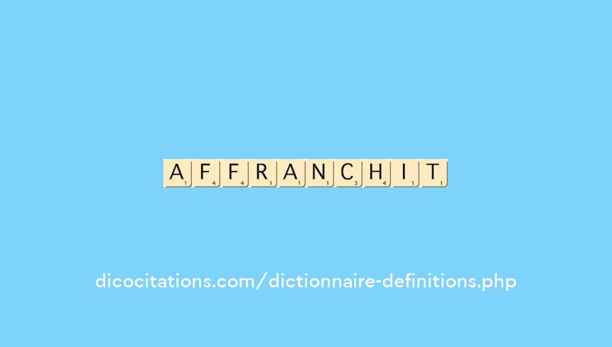 affranchit affranchit