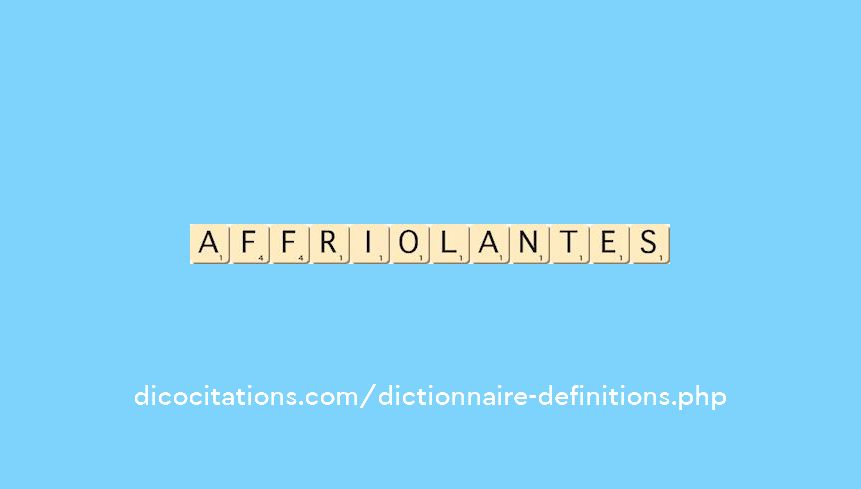 affriolantes affriolantes