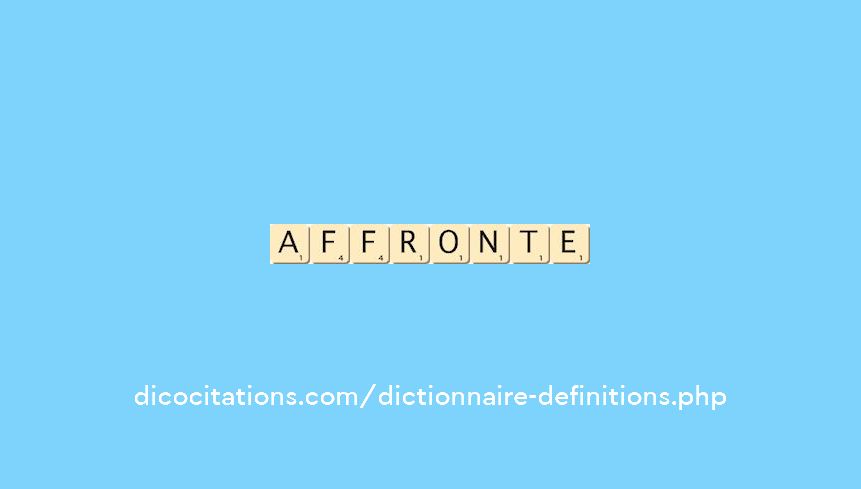 affronte affronte