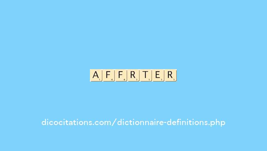 affronter