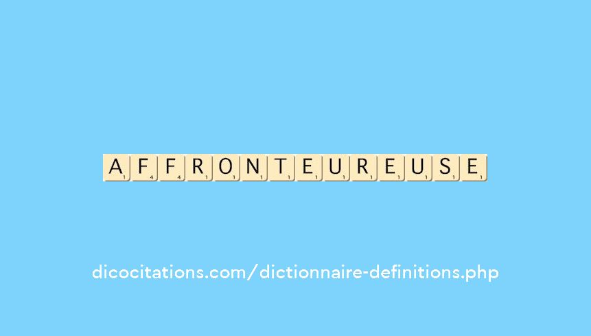 affronteur--euse