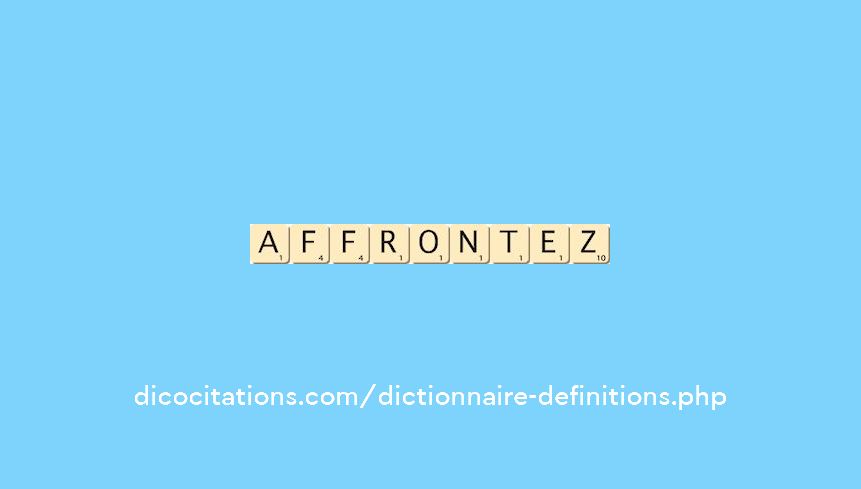 affrontez