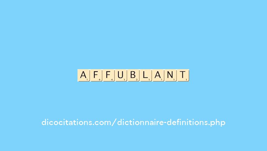 affublant affublant