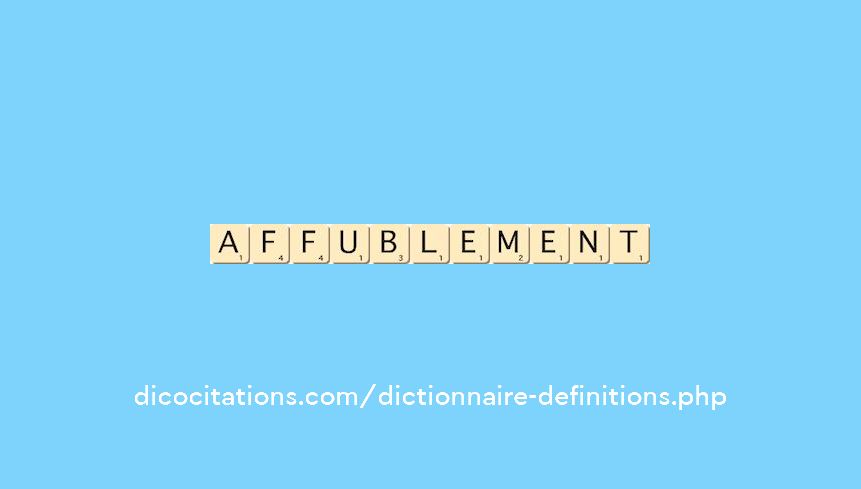 affublement affublement