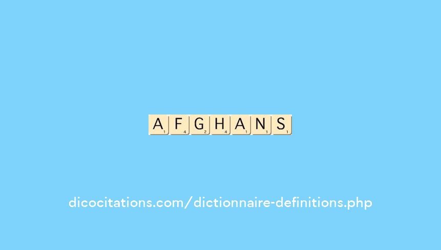 afghans