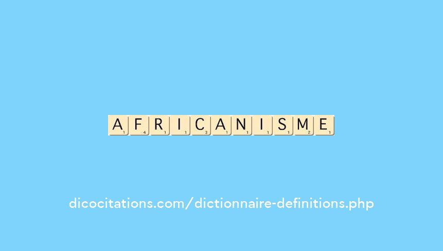 africanisme