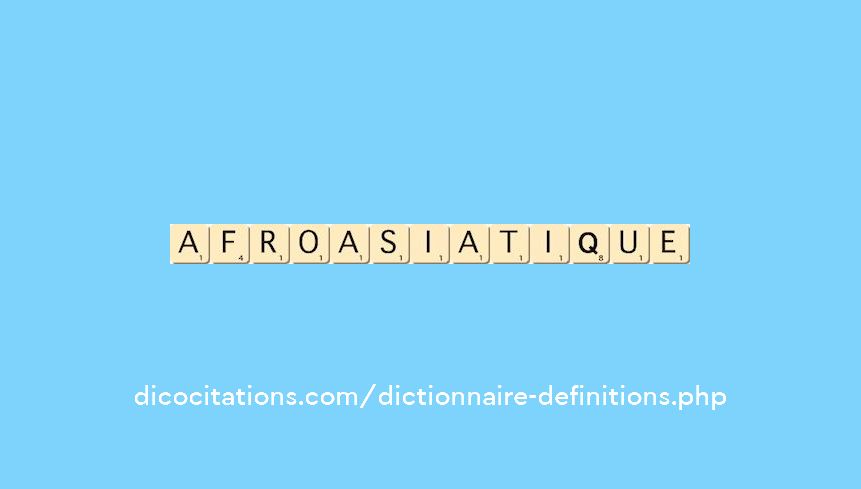 afro-asiatique afro-asiatique