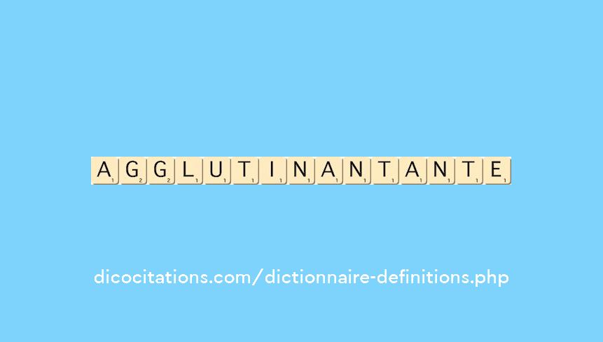 agglutinant--ante
