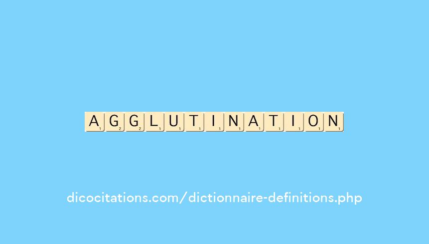 agglutination