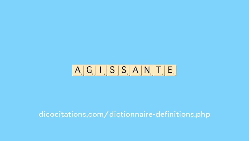 agissante