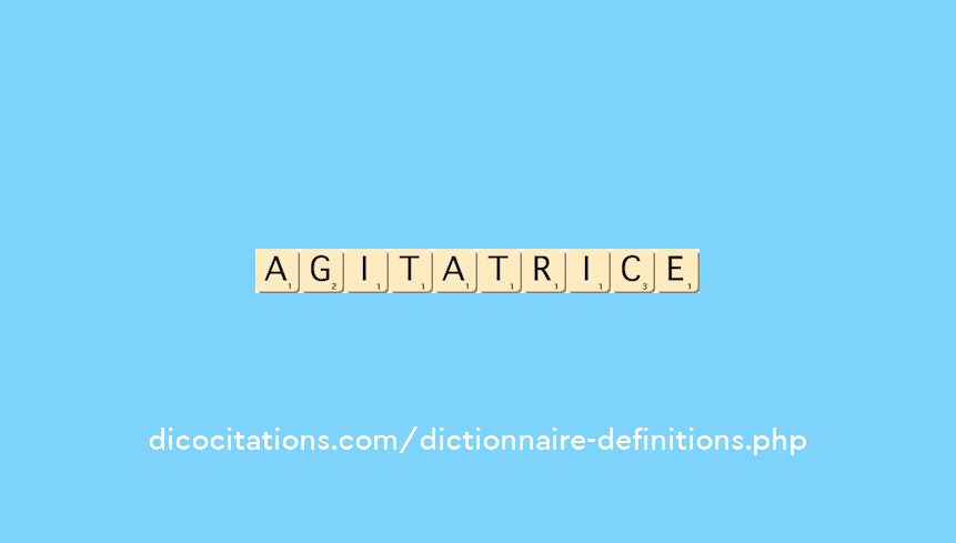 agitatrice agitatrice