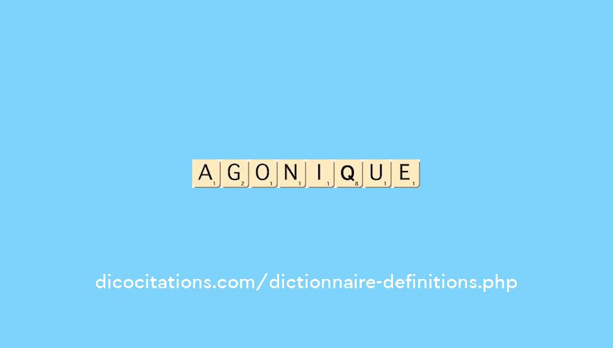 agonique agonique