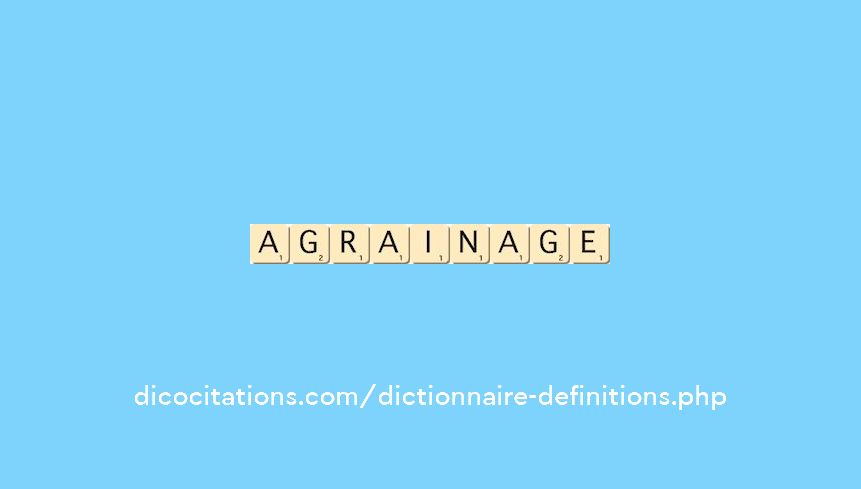 agrainage agrainage