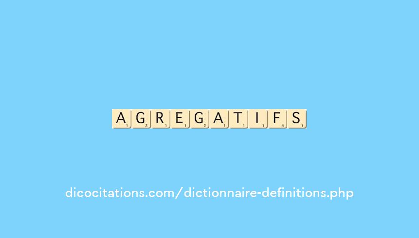 agregatifs agregatifs