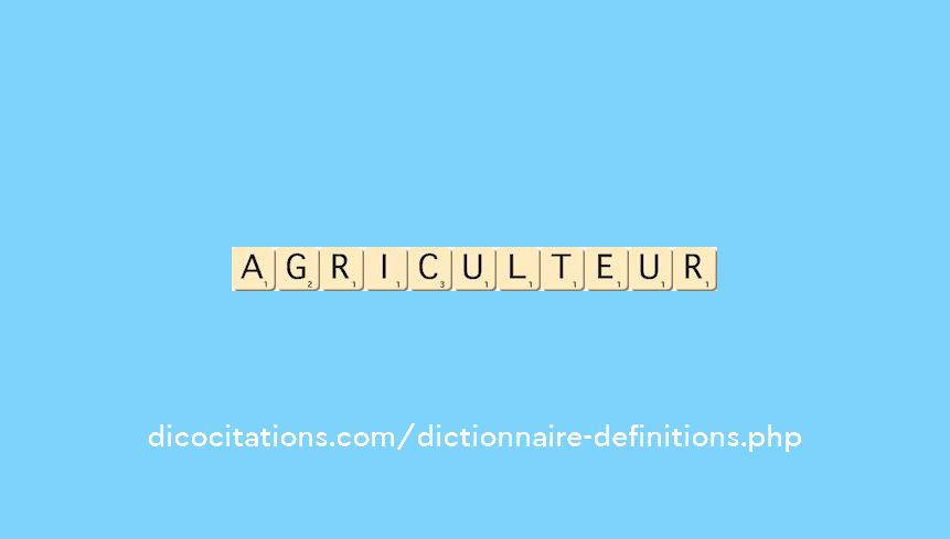 agriculteur