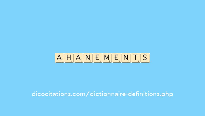 ahanements ahanements