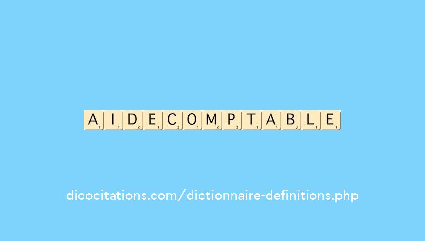 aide-comptable aide-comptable