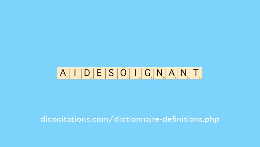 aide-soignant aide-soignant