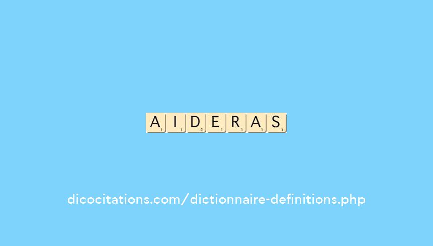 aideras aideras